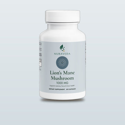 Nuraveda Lion's Mane Mushroom: Hero packshot