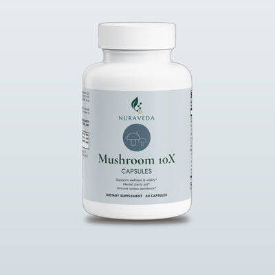 Nuraveda Mushroom Complex 10 X: Hero packshot