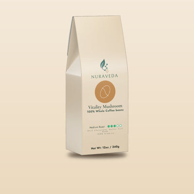 Nuraveda Vitality Mushroom Coffee (Medium Roast): Hero packshot