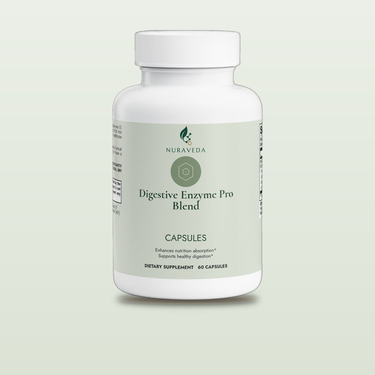 Nuraveda Digestive Enzyme Pro Blend: Hero packshot