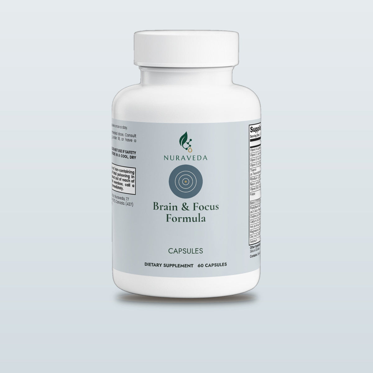 Nuraveda Brain & Focus Formula: Hero packshot