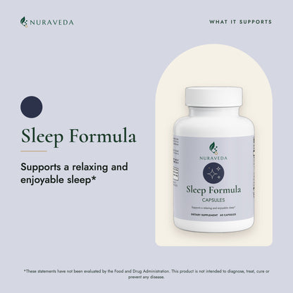 Nuraveda Sleep Formula: What it supports