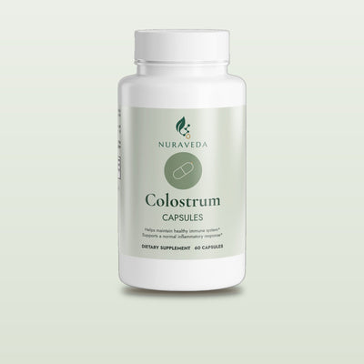 Nuraveda Colostrum Capsules: Hero packshot