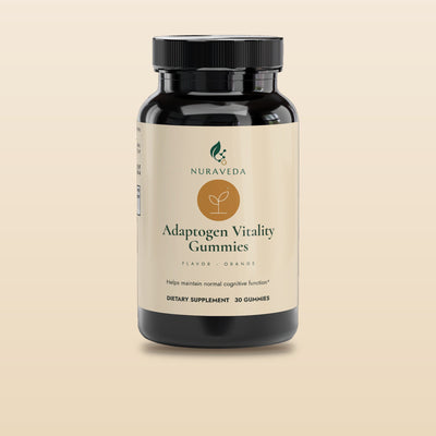 Nuraveda Adaptogen Vitality Gummies: Hero packshot