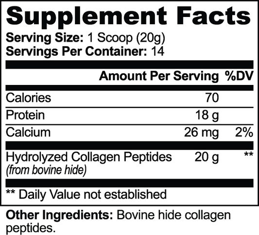 Grass-Fed Hydrolyzed Collagen Peptides