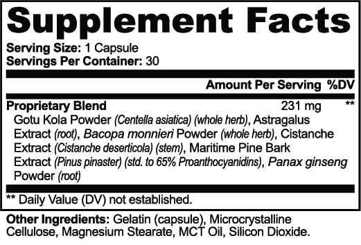 Gotu Kola & Bacopa Clarity Complex: product details