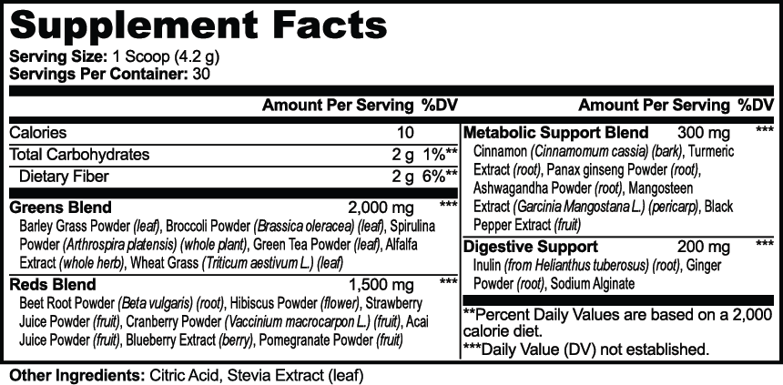 Greens Superfood: product details