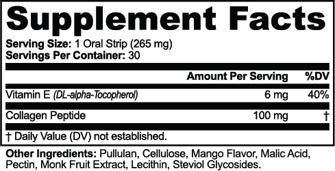 Beauty + Collagen Strips: product details