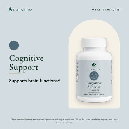 Nuraveda Cognitive Support: What it supports