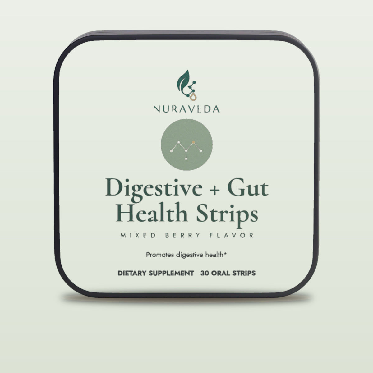 Nuraveda Digestive + Gut Health Strips: Hero packshot