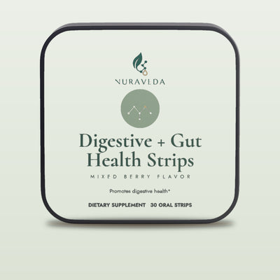 Nuraveda Digestive + Gut Health Strips: Hero packshot
