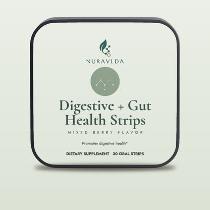 Nuraveda Digestive + Gut Health Strips: Hero packshot