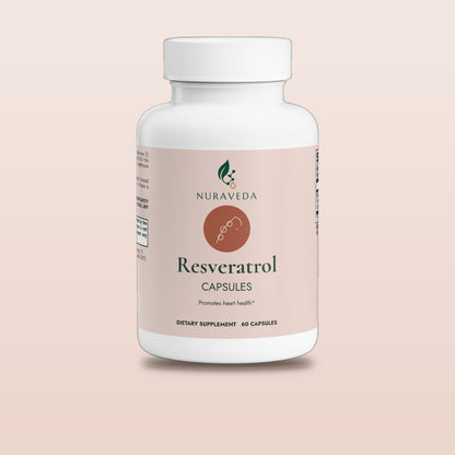 Nuraveda Resveratrol 50% 600mg: Hero packshot