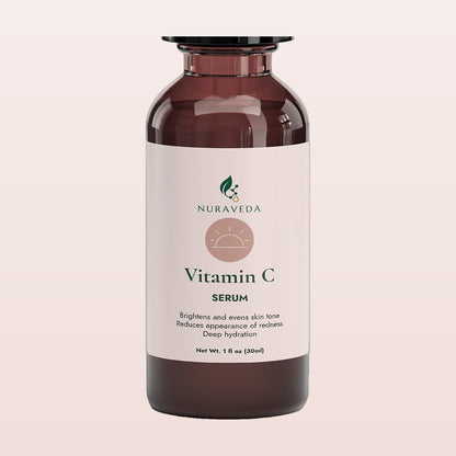 Nuraveda Vitamin C Serum: Label close-up
